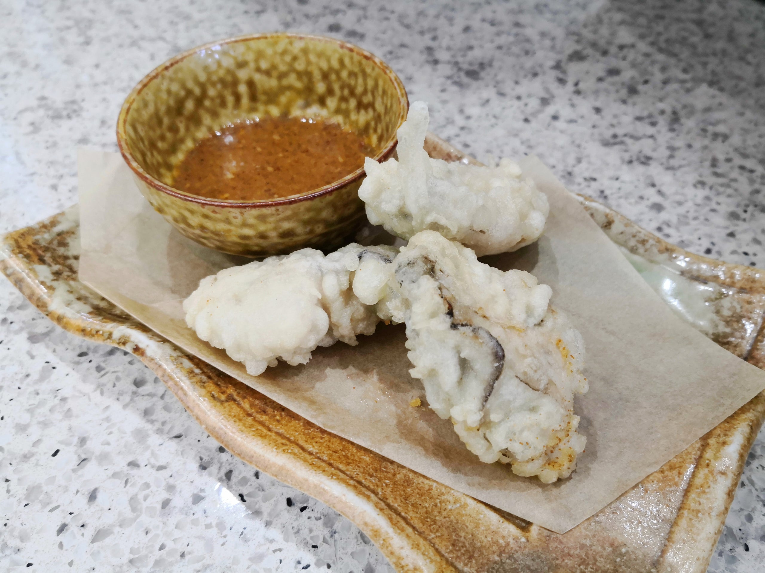 Oyster Tempura Tenkyu Japanese Restaurant